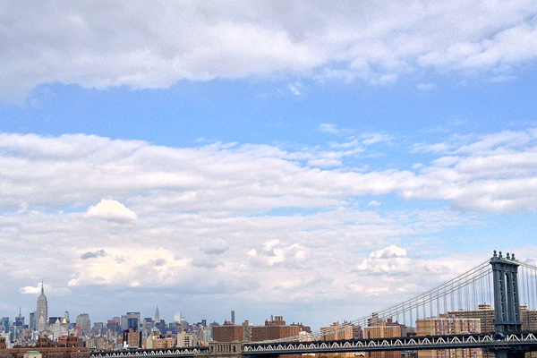 Upper Manhattan from the Brooklyn Bridge