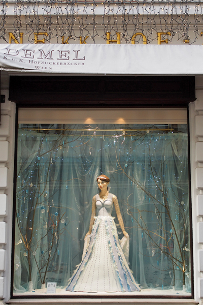Demel's elegant (and edible) window display