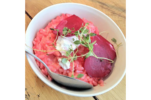 Grød's Copenhagen gluten-free beet risotto