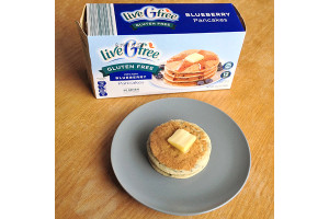 Aldi liveGfree gluten-free blueberry pancakes