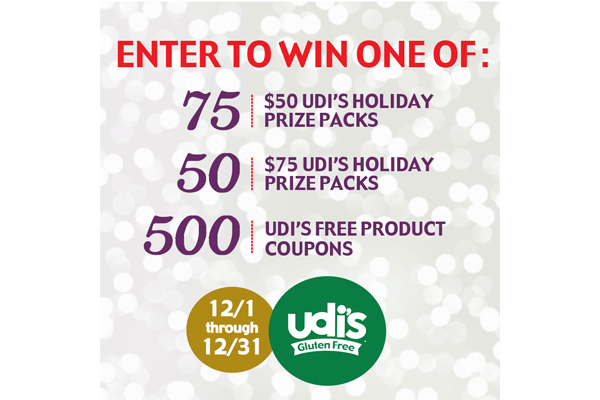 Eat, Drink, and Be Merry with Udi's Gluten Free